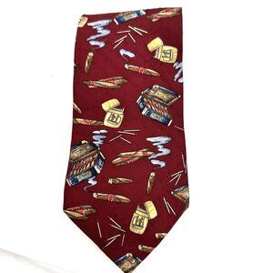 Spencer & Lowe Cigar Silk Tie Necktie